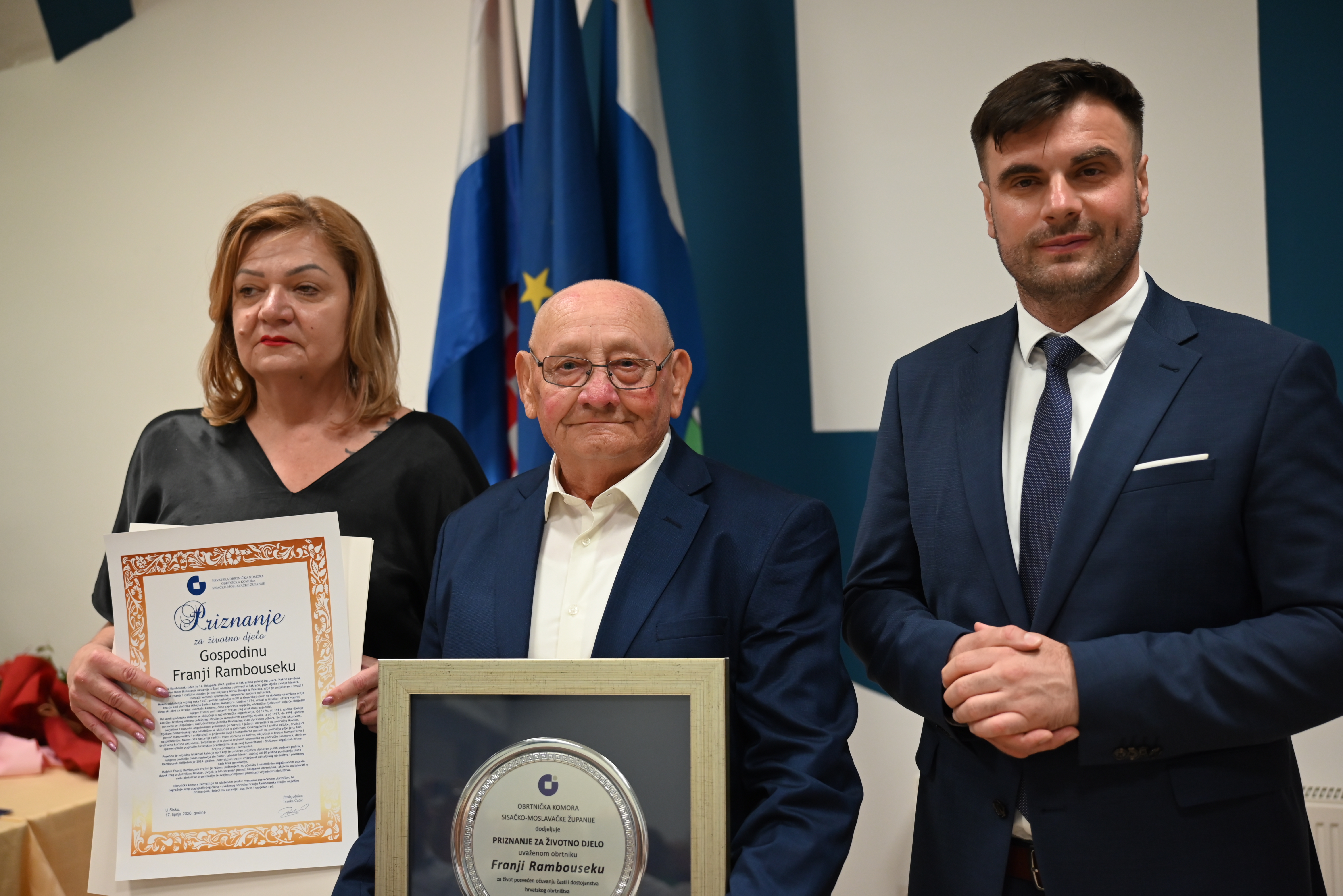 Svečanom sjednicom Obrtničke komore SMŽ obilježen je Dan obrtničke komore Sisačko-moslavačke županij