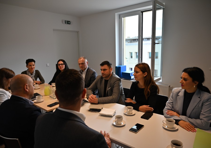 Dubrovačko-neretvanski župan Blaž Pezo u posjetu Sisačko-moslavačkoj županiji