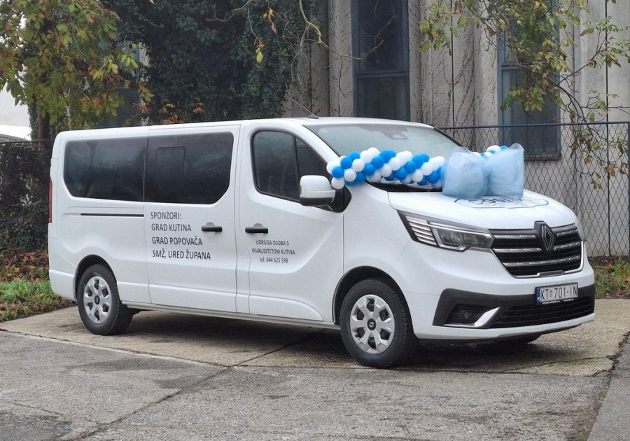 POMOĆ ŽUPANIJE U NABAVI KOMBI VOZILA ZA UDRUGU OSI KUTINA