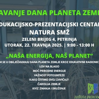 RADIONICE I AKTIVNOSTI ZA DAN PLANETA ZEMLJE