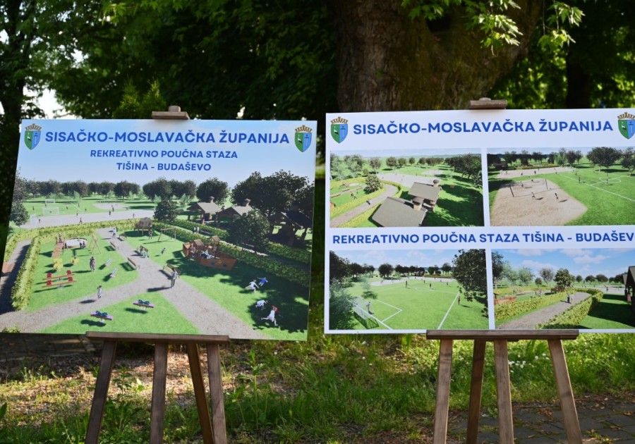 SISAČKO-MOSLAVAČKA ŽUPANIJA UREĐUJE REKREACIJSKO-POUČNU STAZU „TIŠINA“ BUDAŠEVO