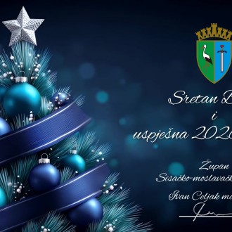 Božićna čestitka župana Ivana Celjaka 