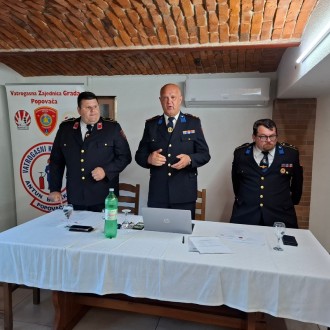 VATROGASTVO U POPOVAČI IMA SNAŽNU TRADICIJU I SIGURNU BUDUĆNOST