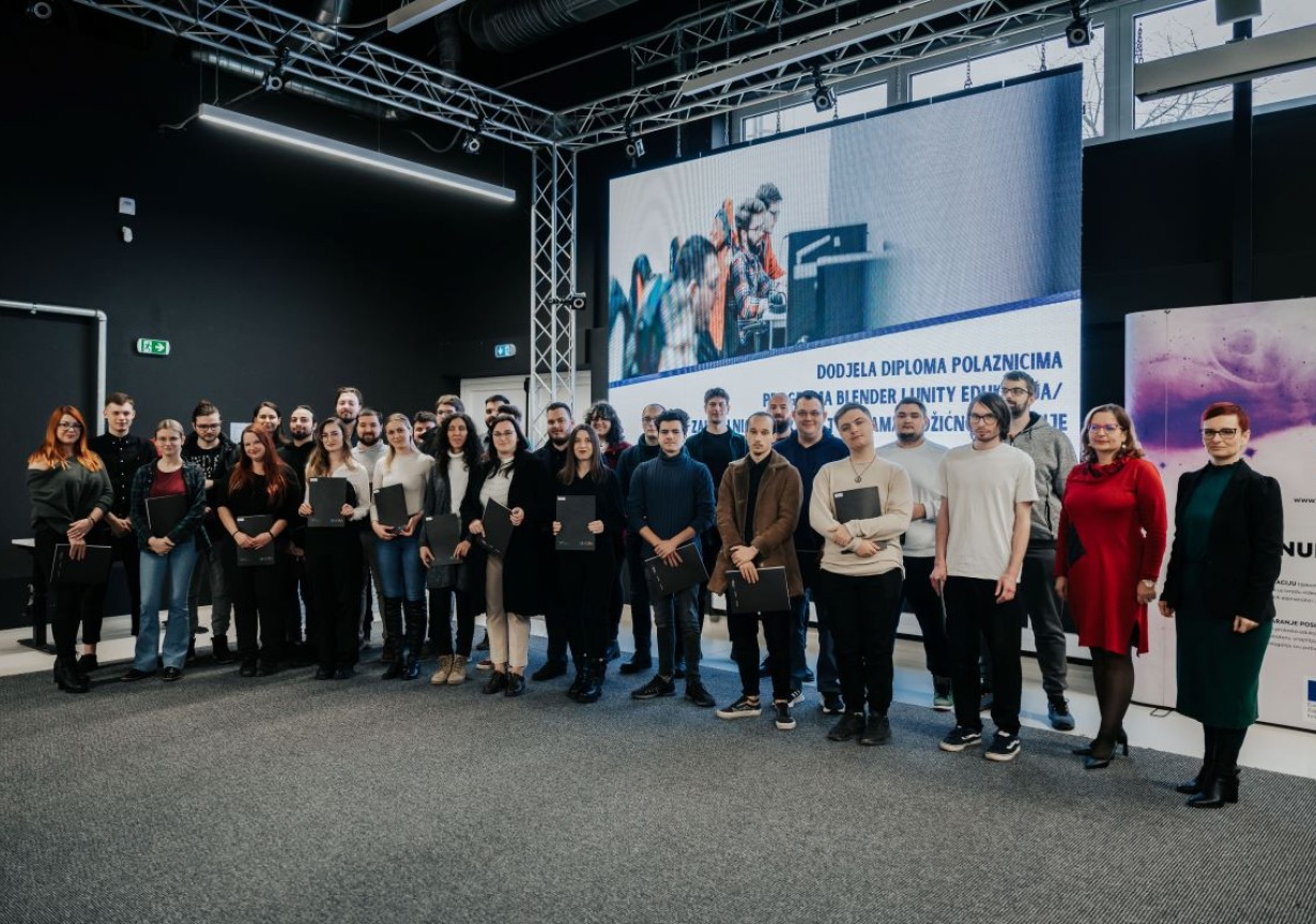 URUČENE DIPLOME 9. GENERACIJI POLAZNIKA EDUKACIJA ZA IZRADU VIDEOIGARA